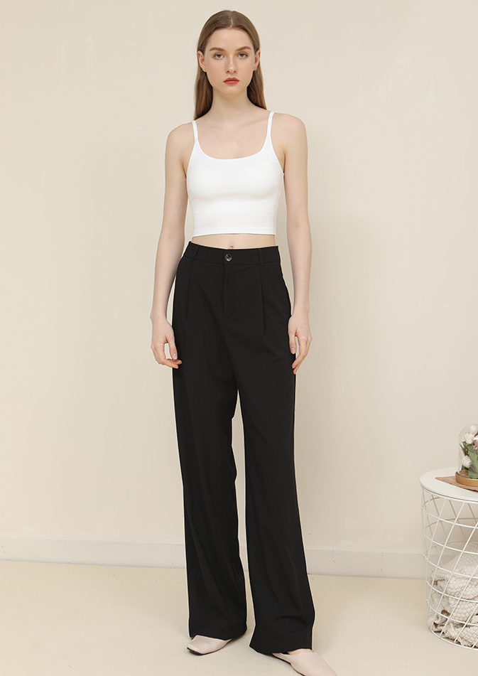 Padded slim inner top / white