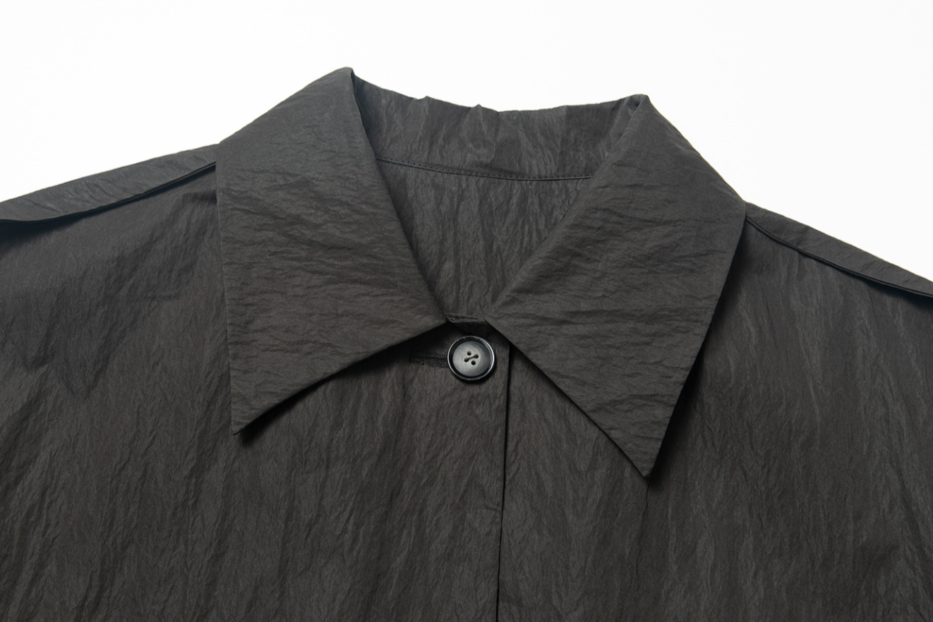 Volume sleeve spring coat / beige