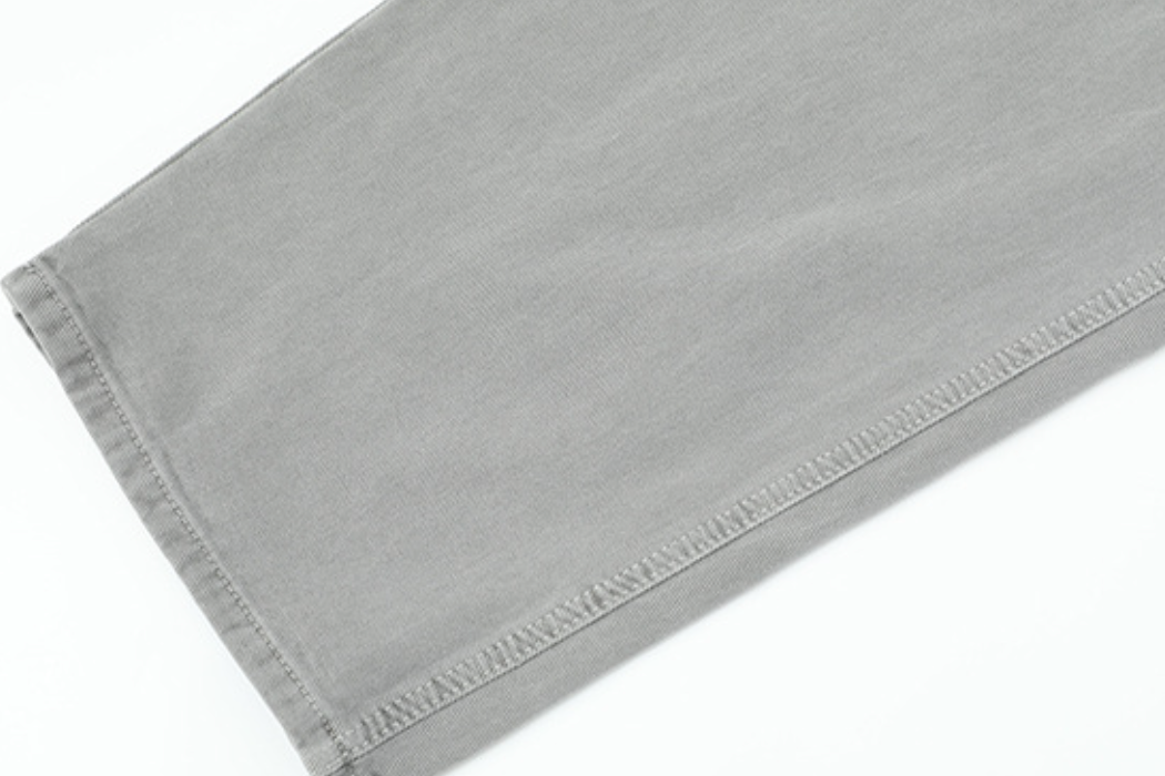 Relaxed Straight Denim Pants / sand beige
