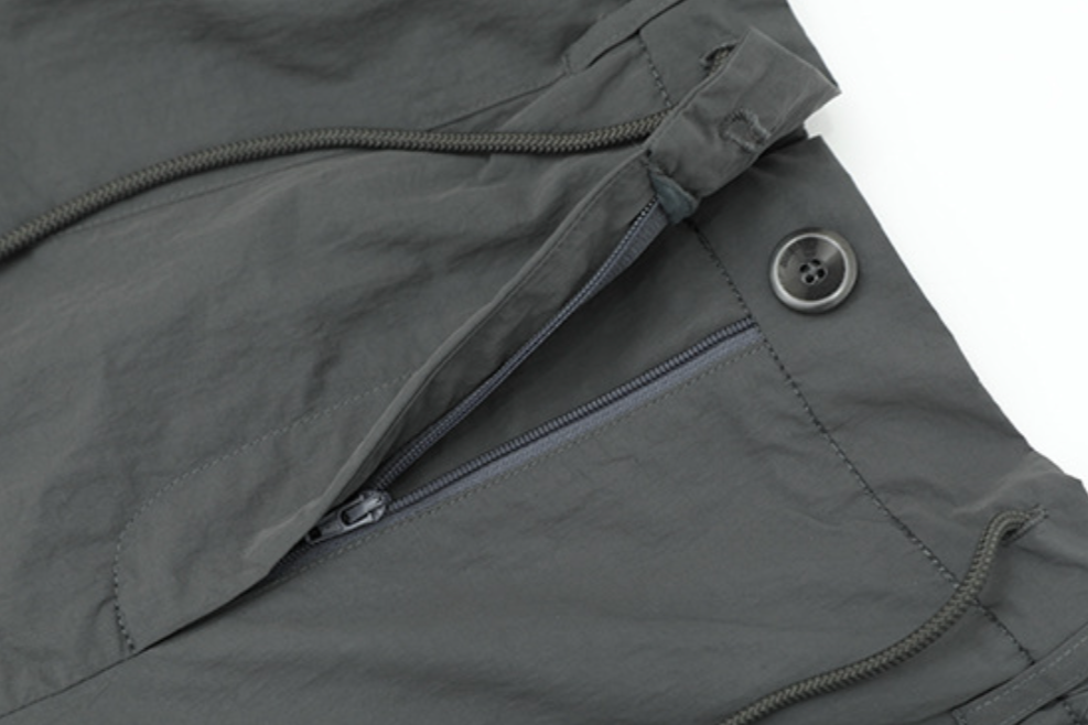 Easy wide track pants / white