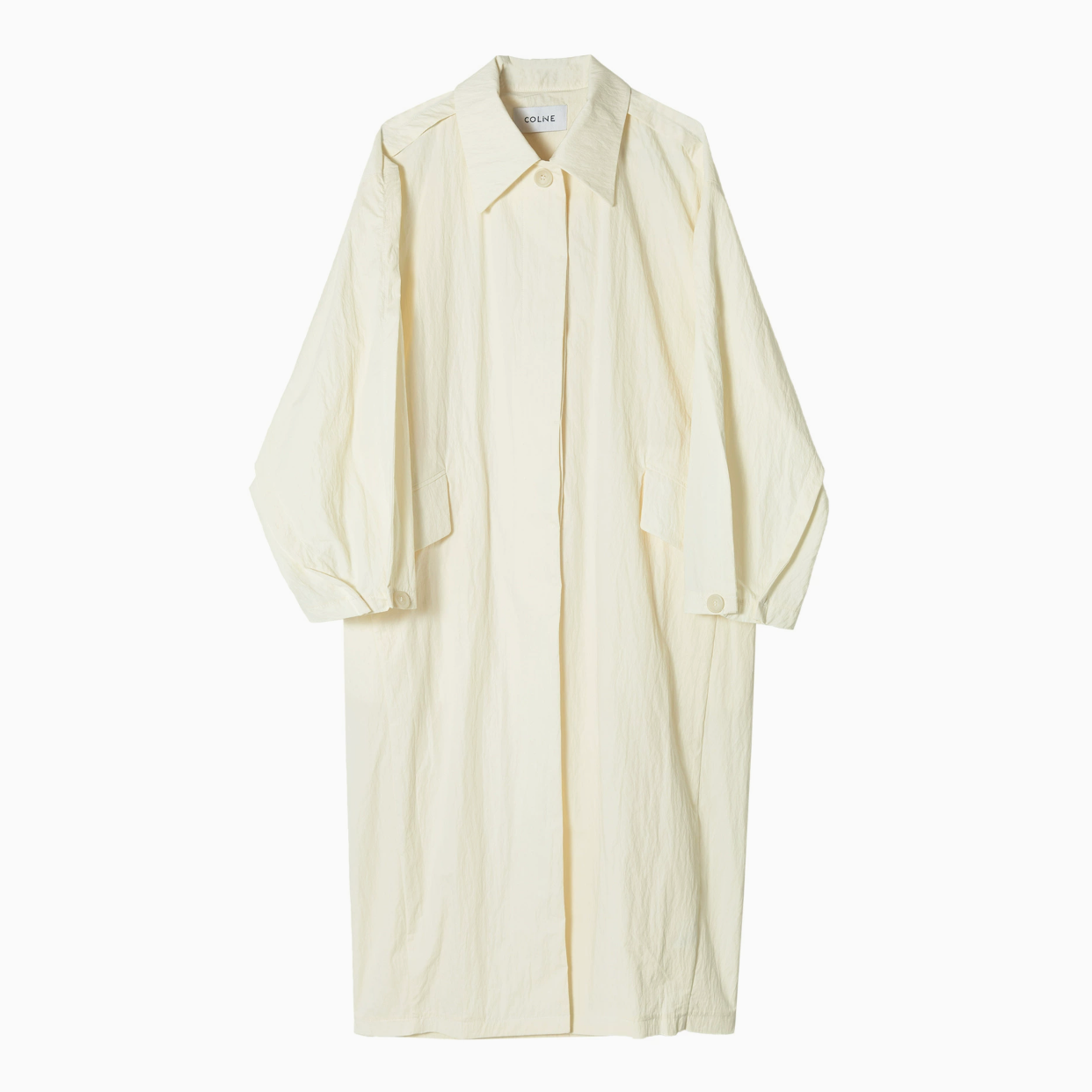 Volume sleeve spring coat / beige