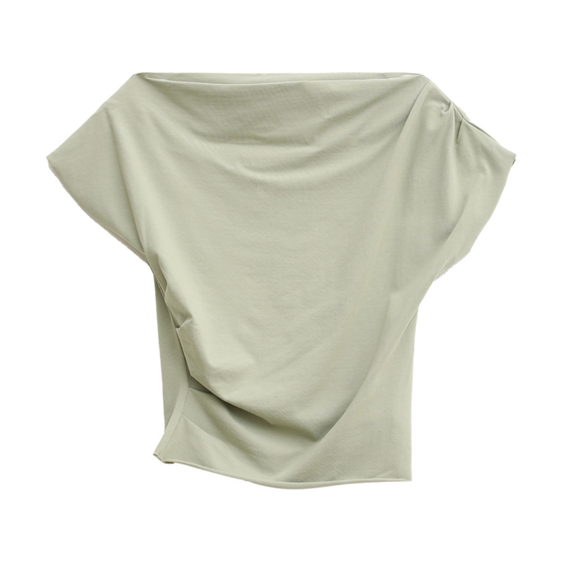 Half off shoulder shirt / 5 colors