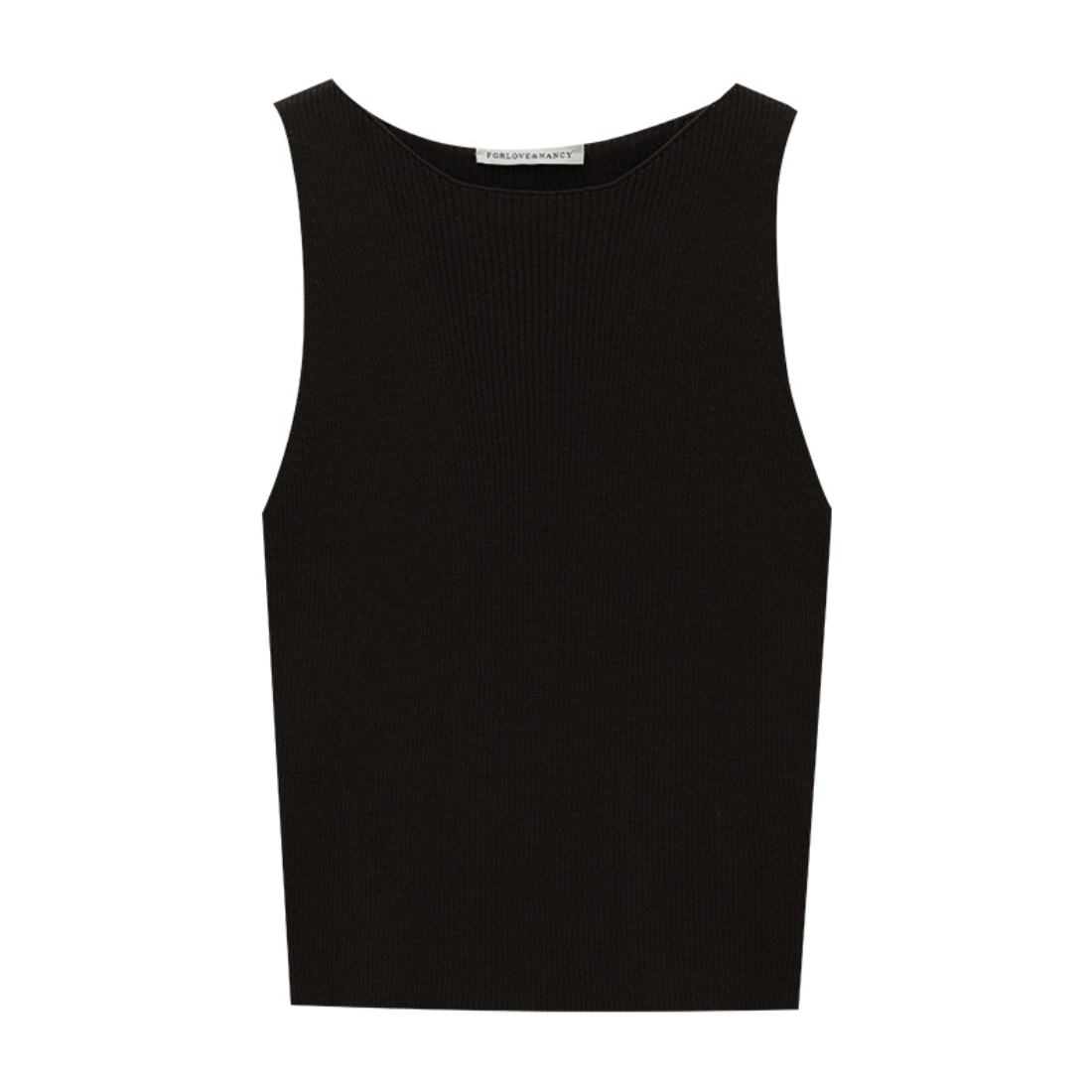 Soft ribbed knit vest / 5 colors