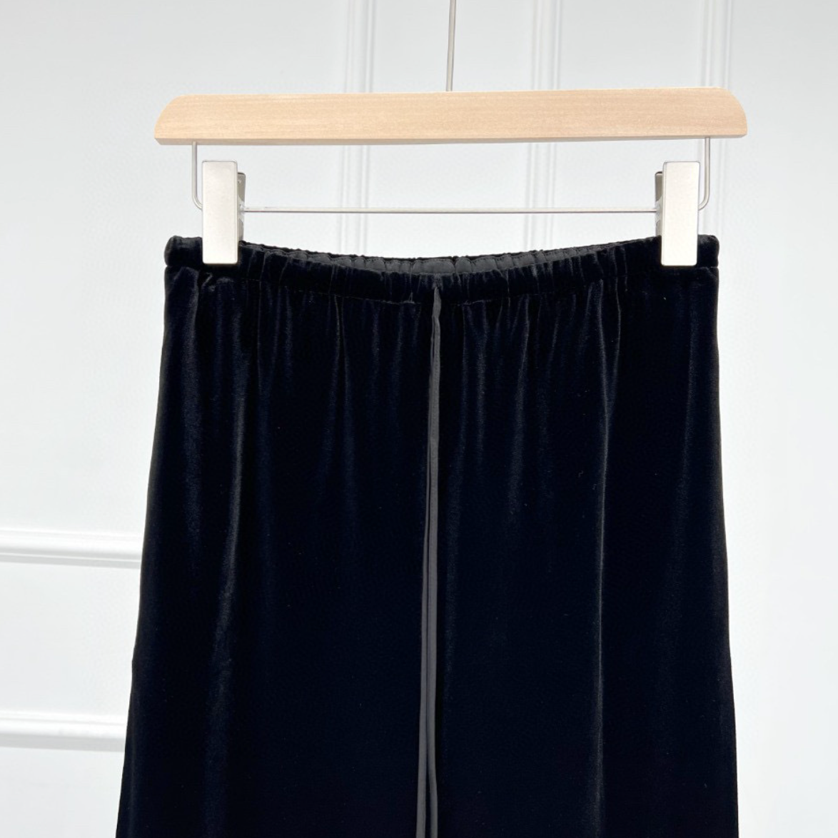 Soft flare velvet pants / 4 colors