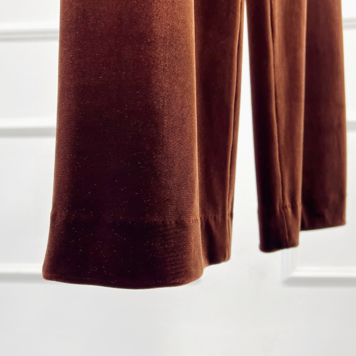 Soft flare velvet pants / 4 colors