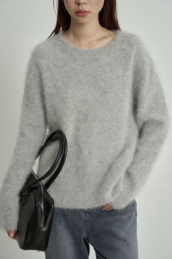 Airy mohair knit / 5 colors