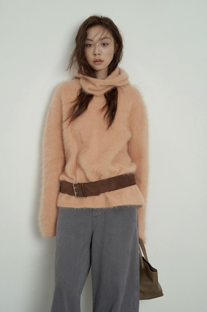 Airy mohair knit / 5 colors