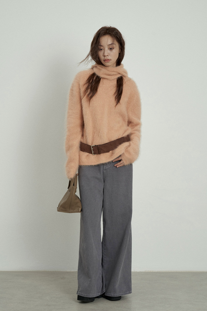 Airy mohair knit / 5 colors