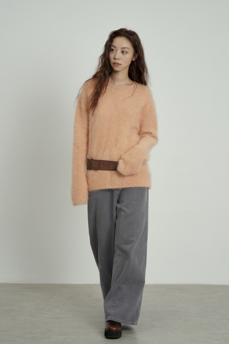 Airy mohair knit / 5 colors