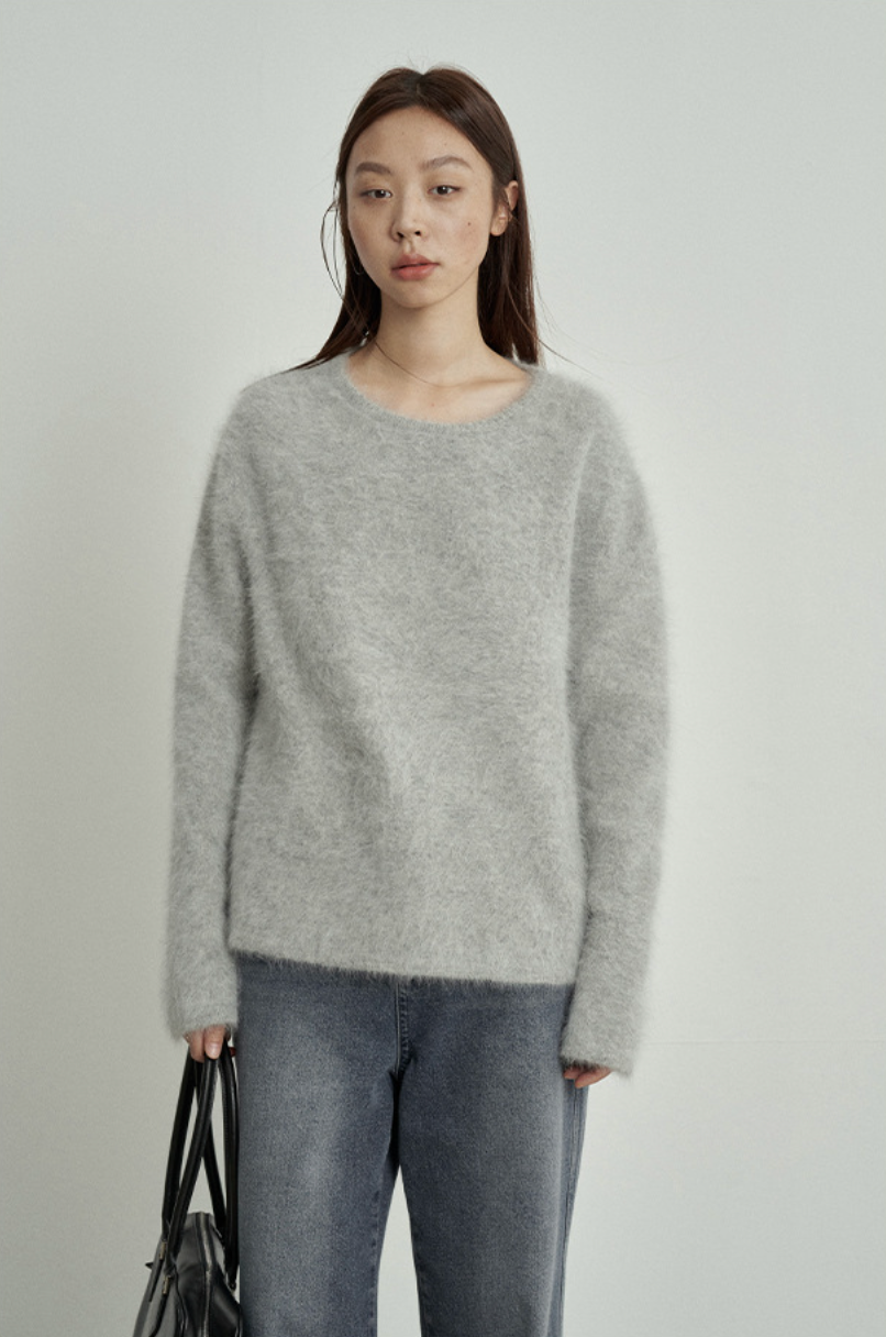 Airy mohair knit / 5 colors