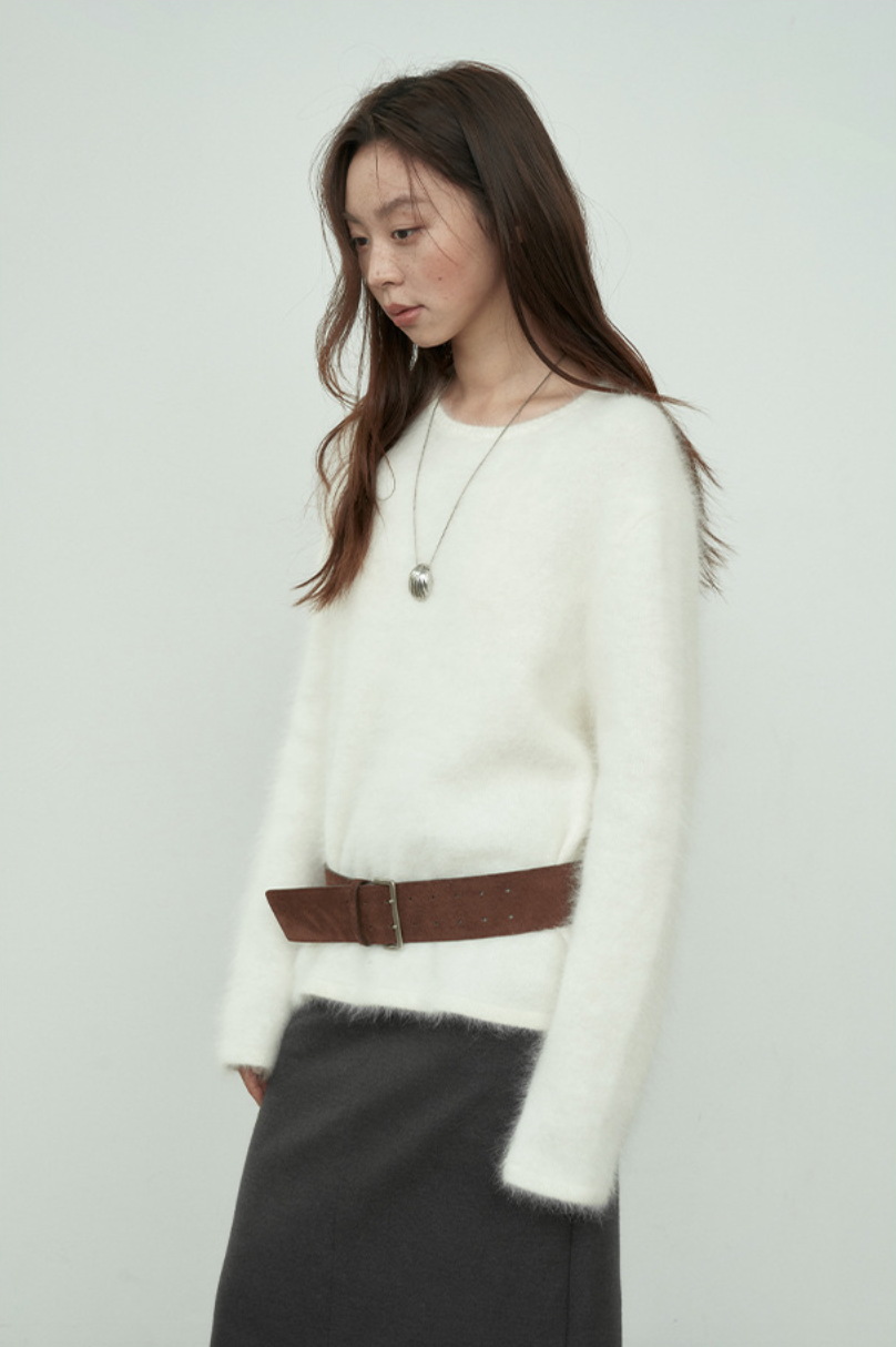 Airy mohair knit / 5 colors