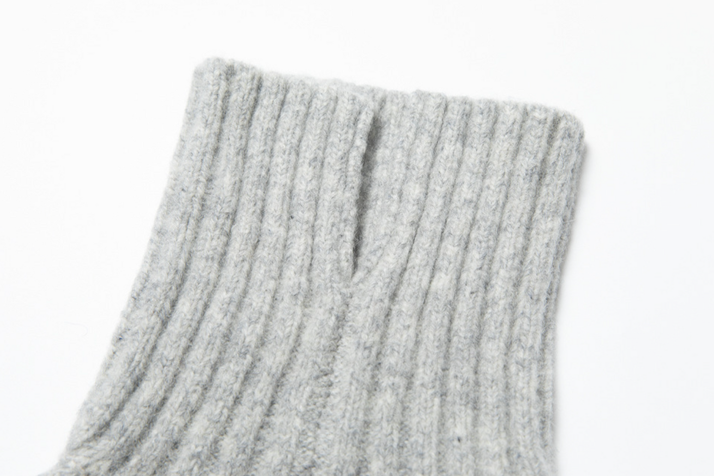 2WAY low gauge high neck knit / white