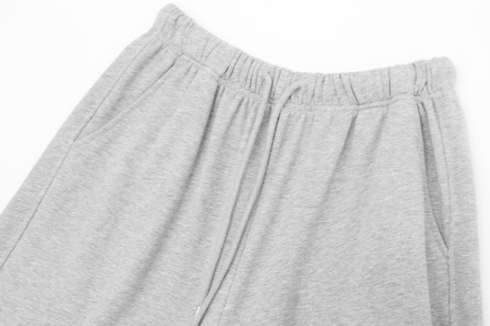 Relax wide sweat pants / gray