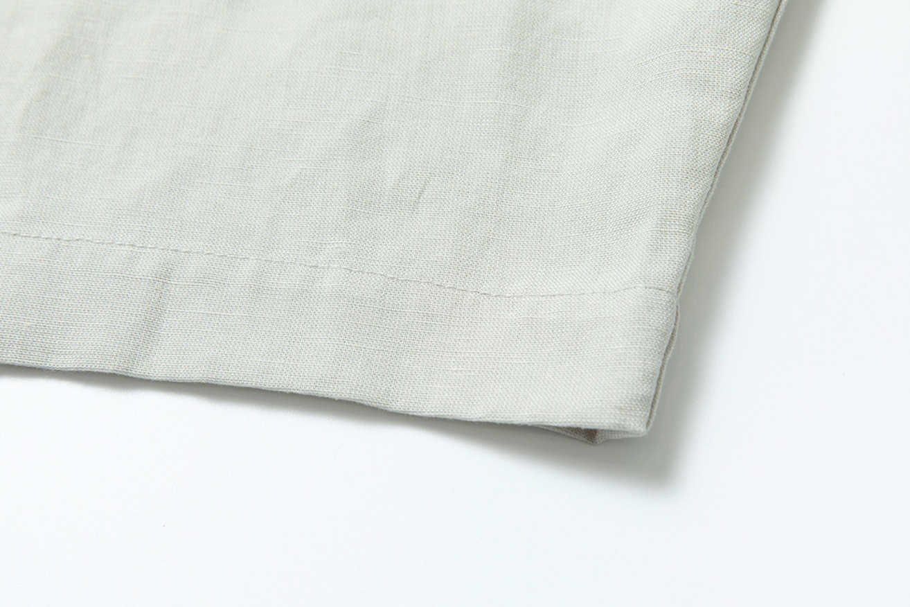 Relaxed linen-blend jumpsuit / light gray