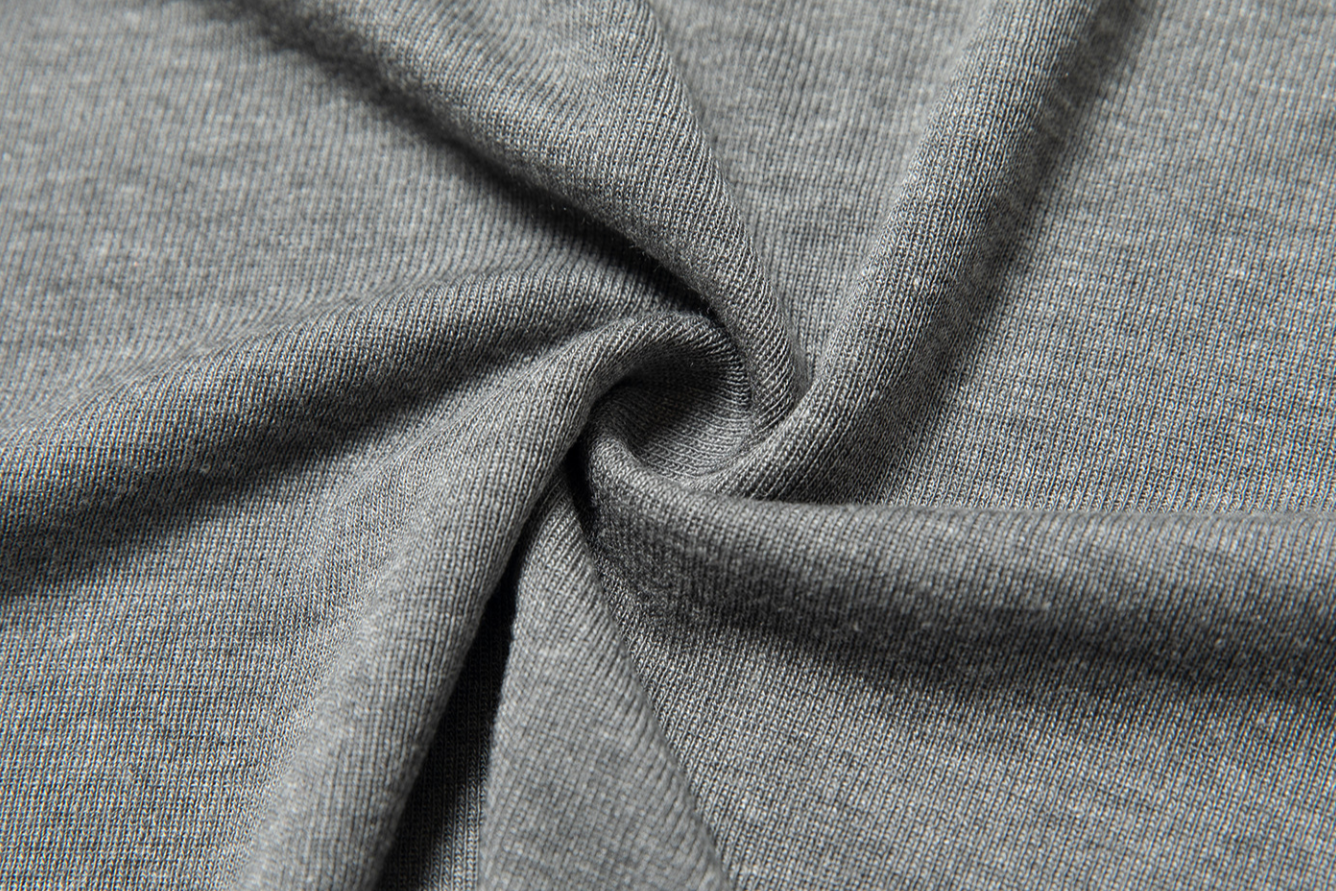 Hooded drape tops / gray